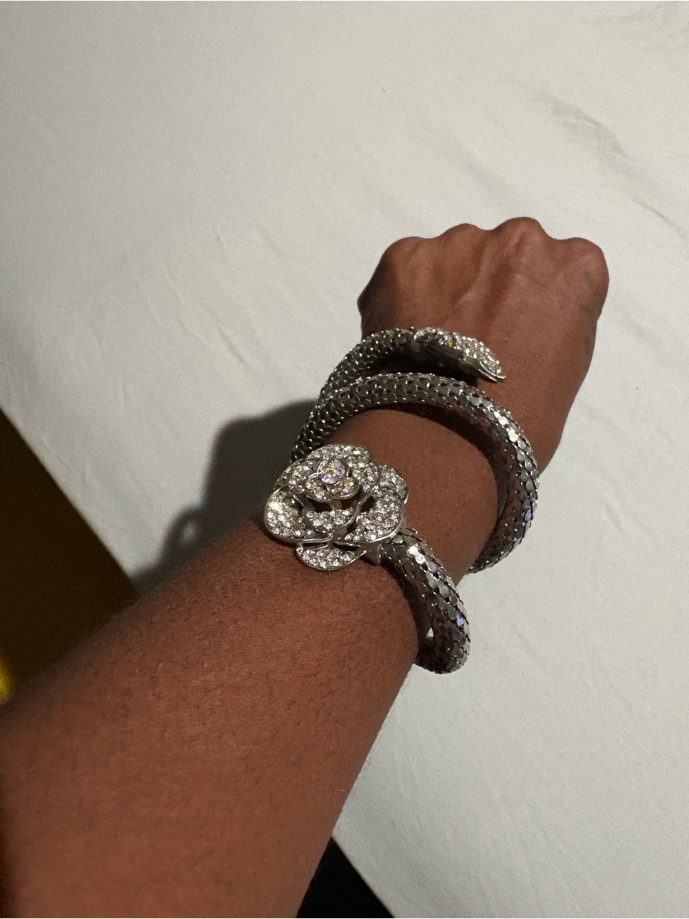 Rope rose bracelet